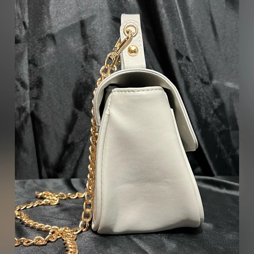 Bella Russo - Womens Light Grey Crossbody Purse